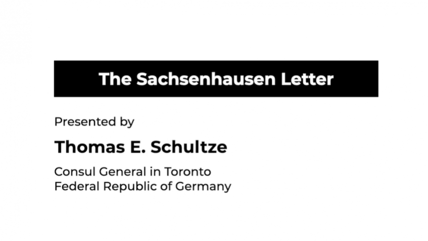 The Sachsenhausen Letter testimonial